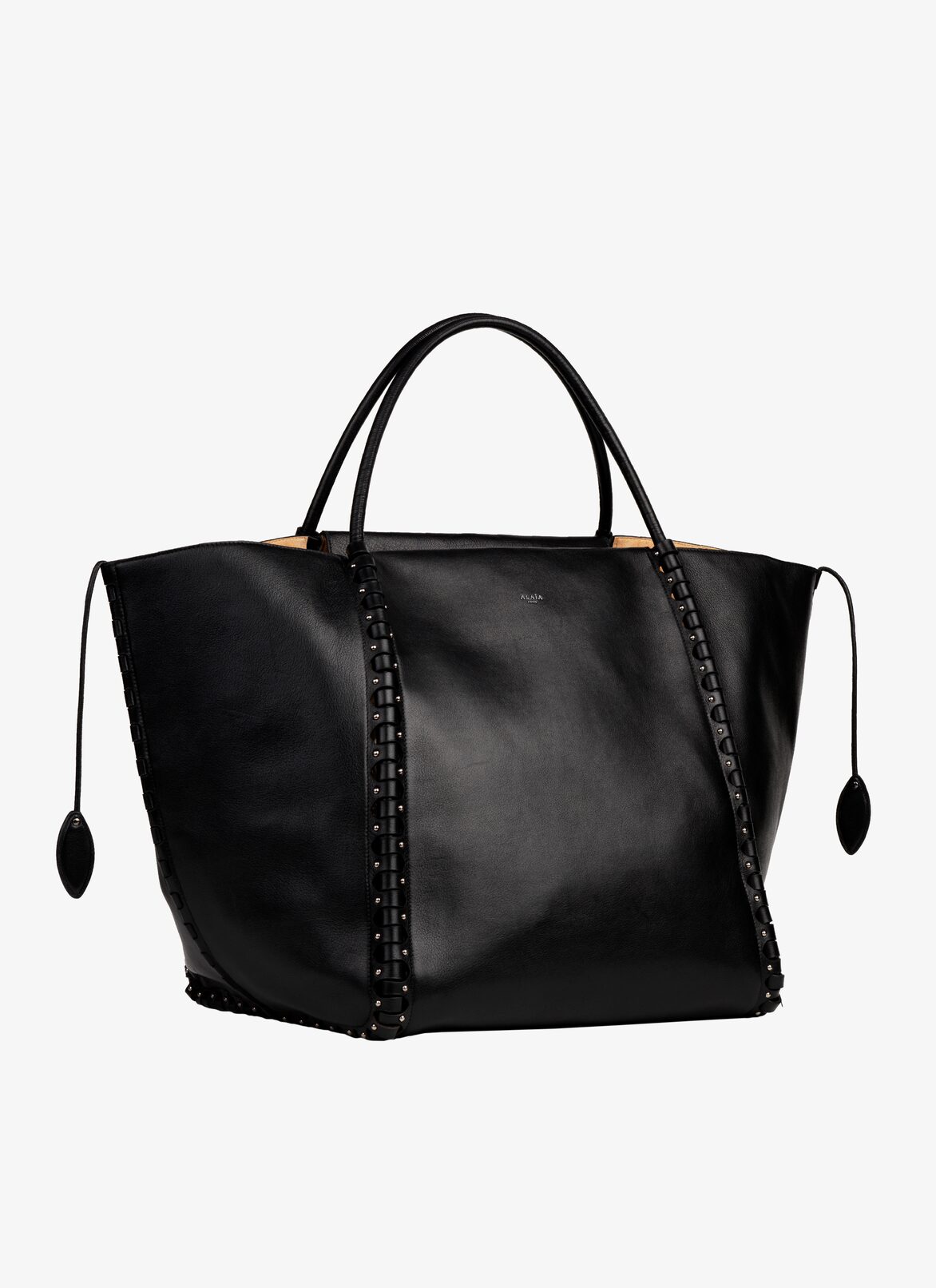 LARGE HINGE  BAG ALAÏA BLACK LARGE HINGE  BAG